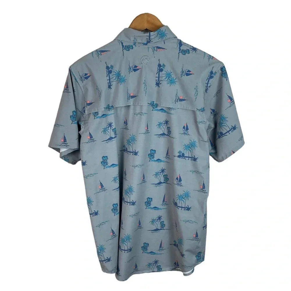 BF734 Mens Magellan Outdoors Classic Fit Fish Gear Performance Shirt S